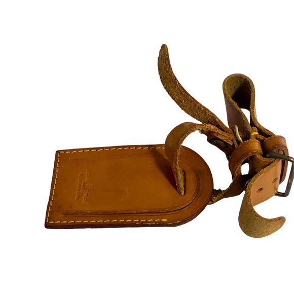 Louis Vuitton Vachetta Leather Luggage Tag Host Pick - Picture 4 of 11